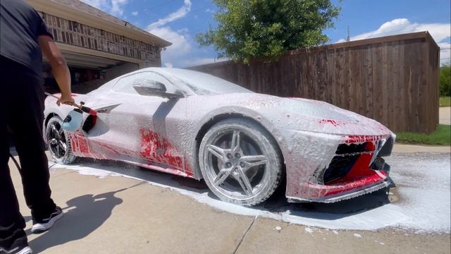 2023 Chevrolet Corvette Stingray Liquid Mirror Ceramic Coating #ceramiccoating #corvette