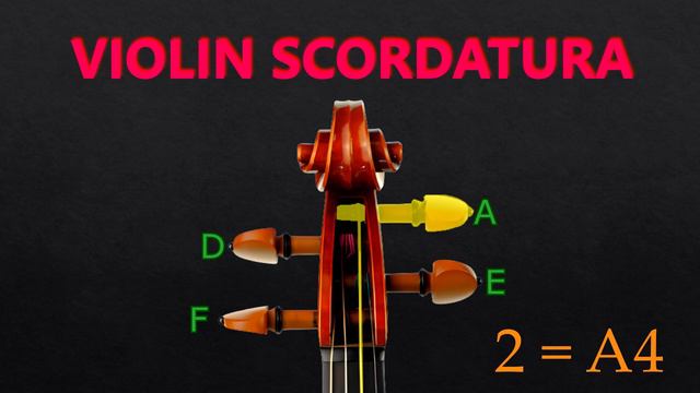 Violin Tuner - FDAE Scordatura Tuning (Bowed) (A=440) смотреть онлайн