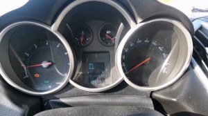ЗАМОРГАЛА ПРИБОРКА. CHEVROLET CRUZE 1,8