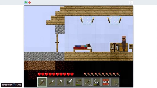 Paper Minecraft on scratch! смотреть онлайн