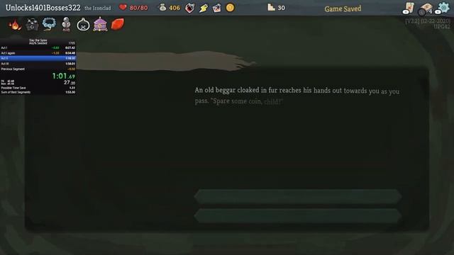 [WR] Ironclad Seeded Any% 1:55.42 (V2.2 12-22-2020) смотреть онлайн