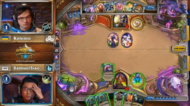 Kolento vs SamuelTsao, Hearthstone World Championship 2017 смотреть онлайн