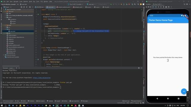 Локализация приложения на Flutter за 5 минут используя пакет easy_localization смотреть онлайн