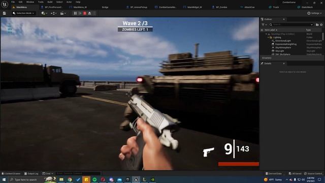 Zombie FPS Game | Created in Unreal Engine 5 Using Smartpoly's Tutorial смотреть онлайн
