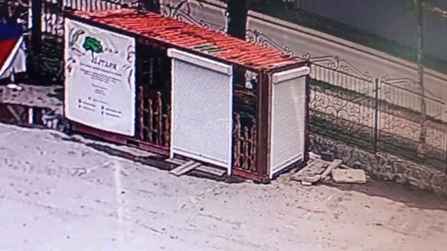 Детвора проникла в магазин в Южно-Сахалинске и поломала растения - видео с камеры наблюдения смотреть онлайн