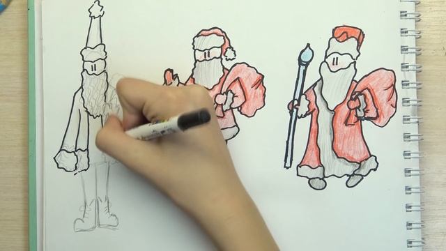 Деды морозы в разных странах. Как рисовать CountryHumans. Новогодний выпуск 17 смотреть онлайн