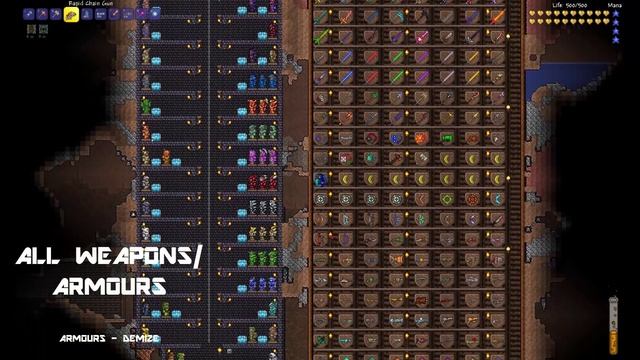 Terraria 1.2.4 ULTIMATE ALL ITEMS MAP - (preview) 5K SUBSCRIBERS!! смотреть онлайн