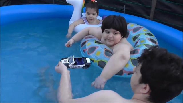 Установили Бассейн  INTEX  , Купаемся  отдыхаем ДОМА !!!