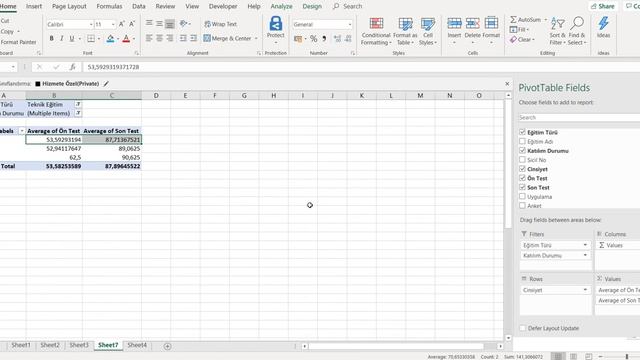 MS Excel Özet Tablo Oluşturma - (PIVOTTABLE) Büyük Verilerinizden Özet Tablolar Oluşturmak смотреть онлайн