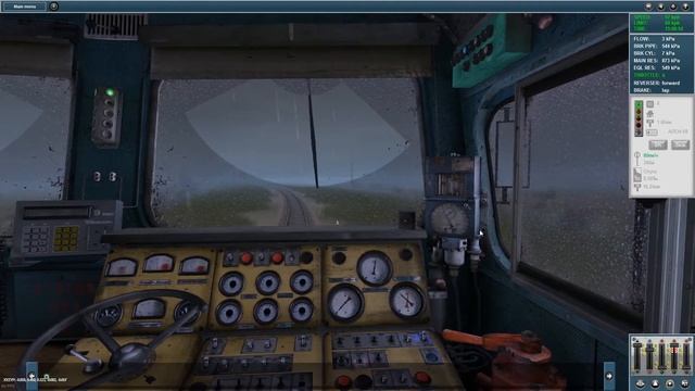 Trainz 2012. Сценарий "Синее небо и чёрный дым. Всего четыре бочки". Прохождение на 2ТЭ10М-0923 смотреть онлайн