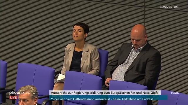Aussprache zur Regierungserklärung: Redebeitrag von Alexander Dobrindt am 28.06.2018 смотреть онлайн