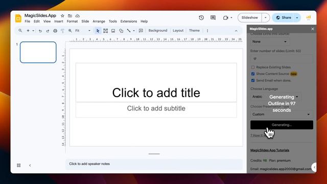 Generate Presentation with AI in Arabic смотреть онлайн