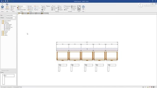 Assemblies and CAD Symbols | CABINET VISION 2022.1 смотреть онлайн