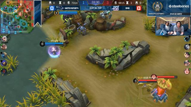 Just ML Cup Day 8 Smite Esports vs BSB Game 1 (BO3) | Just ML Mobile Legends смотреть онлайн