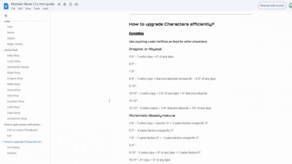 HELPFUL GUIDES FOR NEW PLAYERS! 🗒 | Monster Never Cry