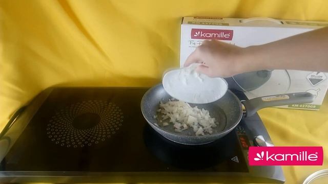 Сковорода с крышкой Kamille 4270GR смотреть онлайн