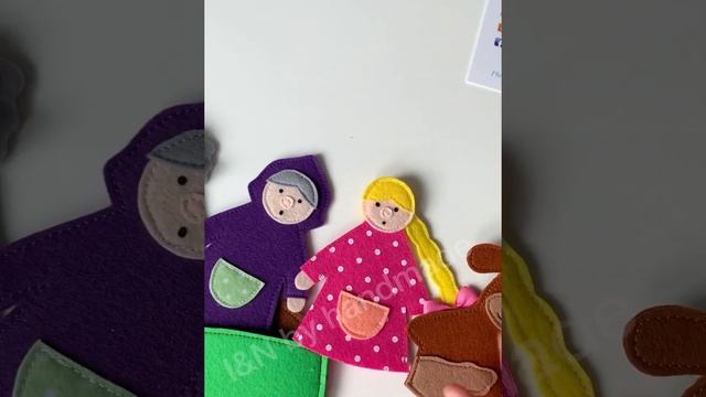 Пальчиковый театр из фетра «Репка» на украинском языке для детей смотреть онлайн