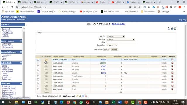 2 HOW TO upgrade DataGrid in PHP AdminPanel 7 9 9 a 8 4 7 смотреть онлайн