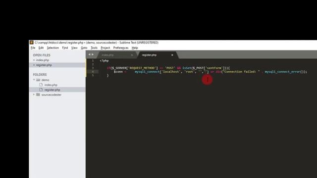 How to Create a simple Registration Form in PHP/MySQLi and HTML смотреть онлайн