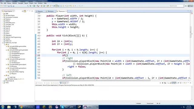 Java 2D Platformer Tutorial #11 - Fixing Map Loading and Air Collisions смотреть онлайн