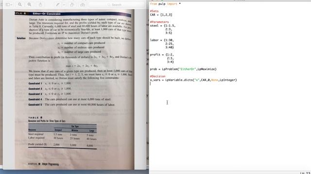 PART 1: Either-Or Constraints in Python смотреть онлайн