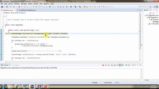 How to write a regex to validate the 24-hour time format? | Regex in java смотреть онлайн