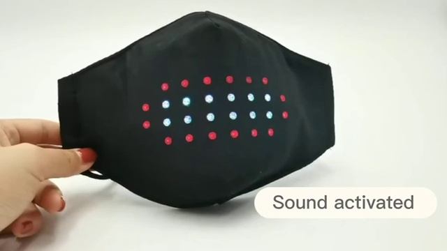 Защитная маска с LED дисплеем