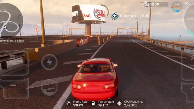 CarX Street v.0.8.5 - тест игры на Black Shark 4 смотреть онлайн
