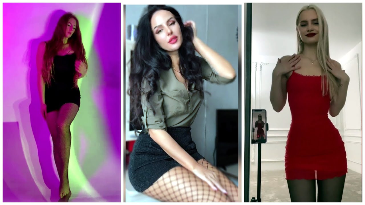 Sexy Nylon Pantyhose Legs Girls TikTok Collection#58 | Секси Девушки в Чулках и Колготках из ТикТока