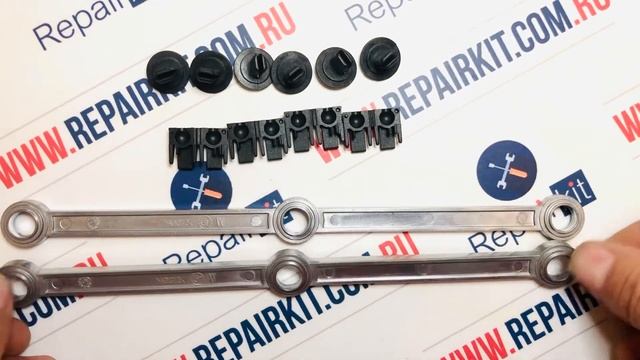 Ремкомплект тяг заслонок впускного коллектора Mercedes OM642 A6420905037, A6420907737, A6420903237 смотреть онлайн