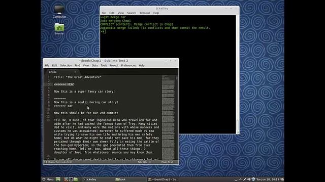 Learn Git 31: Merge Conflicts смотреть онлайн