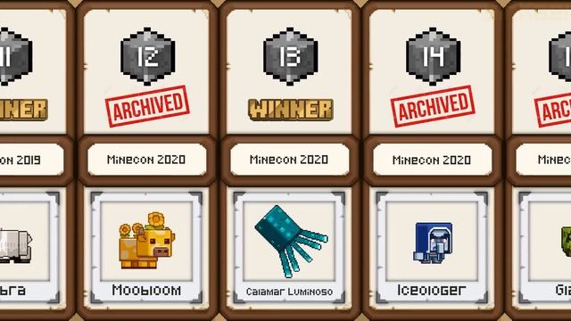 Minecraft: Todos los Mobs de la Mob Vote Minecon (2017-2022 Comparación) смотреть онлайн