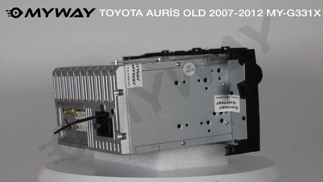 Myway Toyota Auris old 2007-2012 MY-G331X android multimedya ekran смотреть онлайн