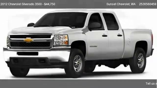 2012 Chevrolet Silverado 3500 3500 WT 4x4 - for sale in SUMNER, WA 98390 смотреть онлайн
