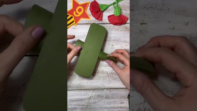 Самолёт из бумаги/ поделки на День Победы/ истребитель к 9 мая смотреть онлайн