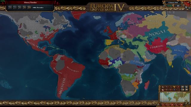 EU4 - Timelapse: The Sun Never Sets смотреть онлайн