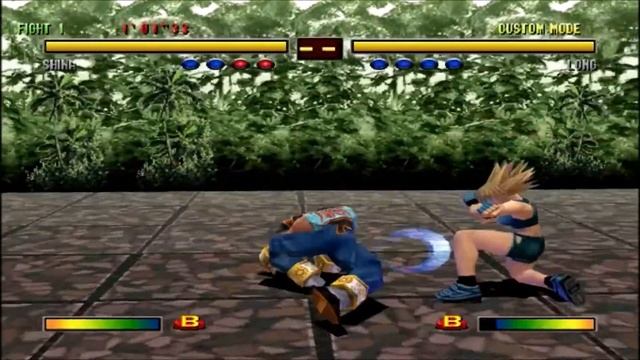Bloody Roar 2 - Shina Defense & Counterattacks - "HUNTING ARROW" move. смотреть онлайн