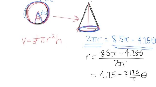 Maximize the volume of the cone смотреть онлайн
