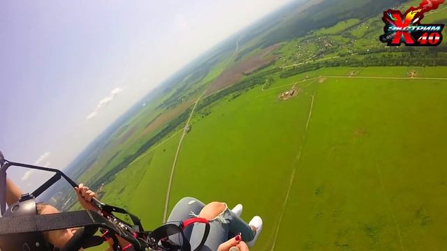Полет на параплане - Большакова Татьяна (Калуга) смотреть онлайн