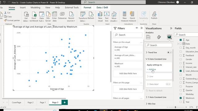 How To - Create Scatter Charts in Power BI смотреть онлайн