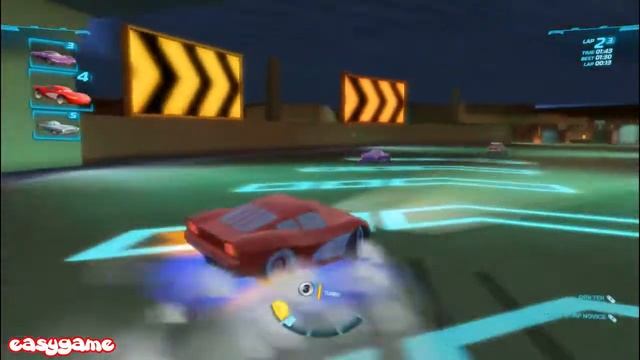 Radiator Lightning race at Oil Rig Run, Cars 2 The Video Game PC Gameplay смотреть онлайн