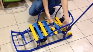 Санки детские  “Тимка 5 “ Универсал выдвижные колеса