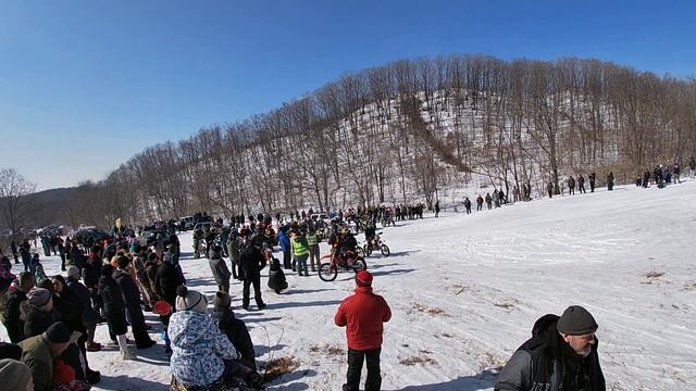 Приморский край. День мужика 27 февраля 2021. Видео с камеры без обработки. смотреть онлайн