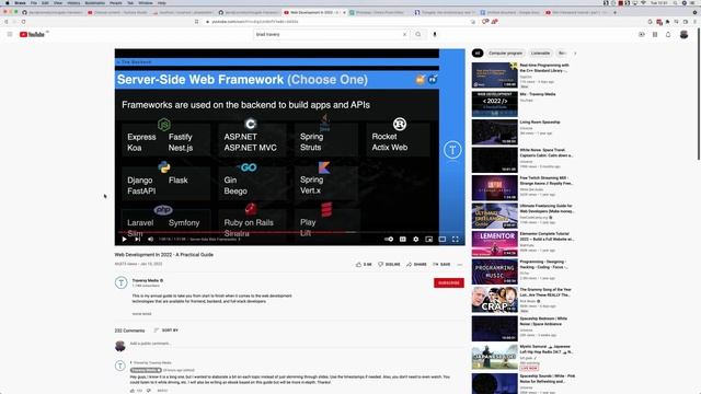 Response To Brad Traversy Web Development Roadmap of 2022 смотреть онлайн