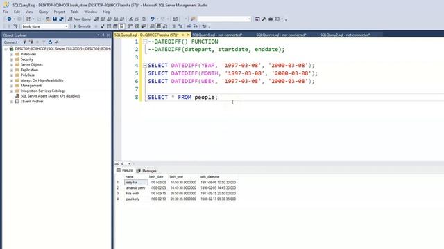 57. DATEDIFF Function in SQL смотреть онлайн