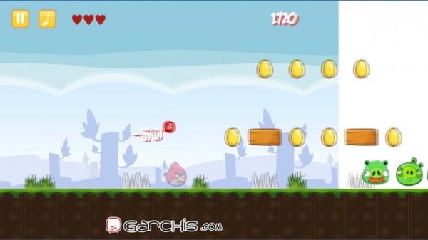 Angry Birds Go Crazy Platform Funny Skill Game Bird vs Piggies