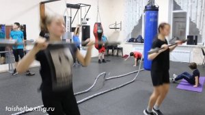 Круговая тренировка боксёров (ОФП)