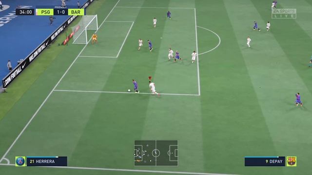 FIFA 22 Xbox One S | PSG vs Barcelona (Gameplay) смотреть онлайн