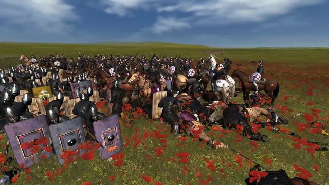 Тест юнитов Total War ATTILA Элитные Бессмертные смотреть онлайн