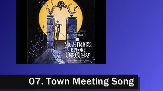Nightmare Before Christmas Soundtrack - 07. Town Meeting Song смотреть онлайн